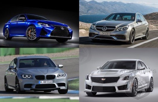 Lexus GS F vs. BMW M5, Cadillac CTS-V, Mercedes E63 - Which Is The Best Looking Premium Sport Sedan?